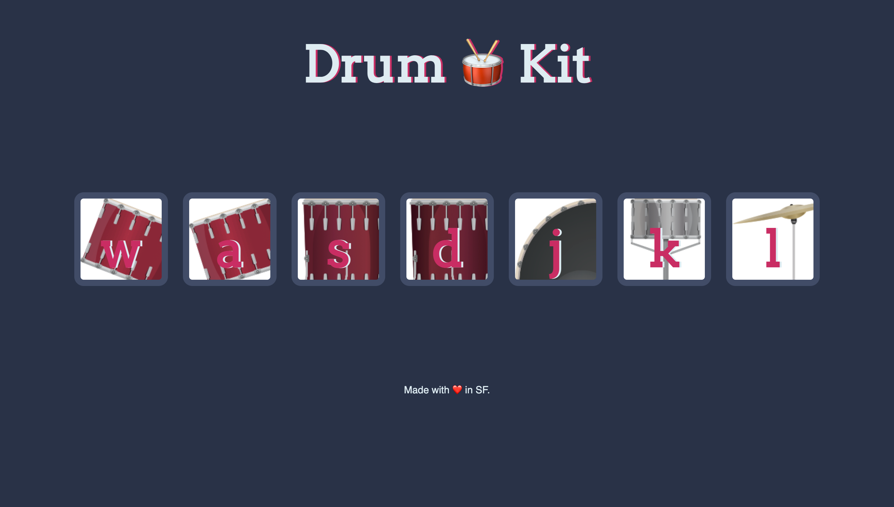 Drum Kit website